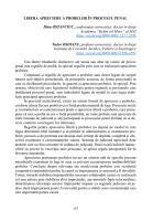 Libera apreciere a probelor în procesul penal